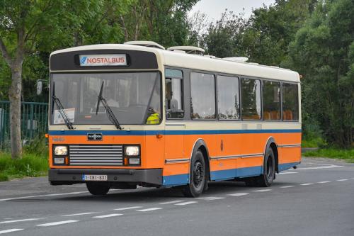 Van Hool A120 te Kaaskerke gedurende de Nostalbus Rally.