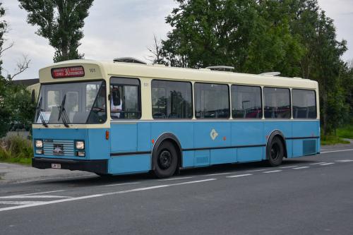 Van Hool A120 (Gentse versie) te Kaaskerke gedurende de Nostalbus Rally.