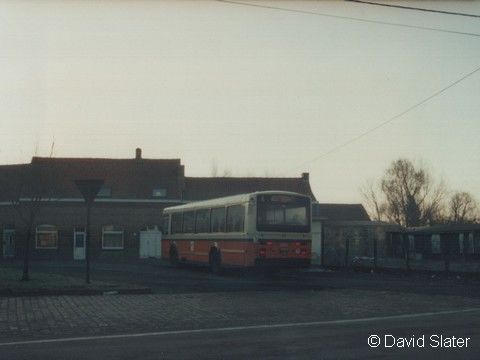 Van Hool A120 te Diksmuide.Foto genomen door David Slater.