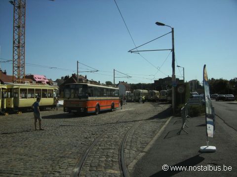 Jonckheere Transit in De Panne.Fotocollectie van Nostalbus.