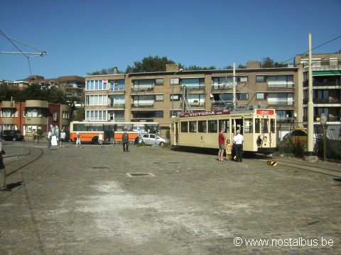 Jonckheere Transit in De Panne.Fotocollectie van Nostalbus.