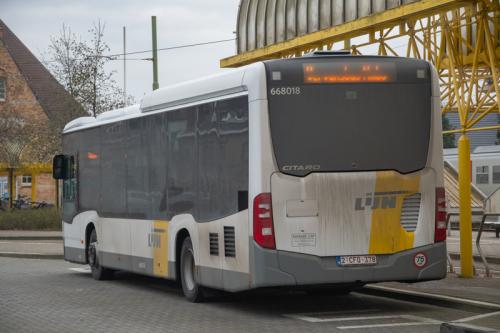 Een uniek zicht: een Mercedes Citaro LE te Adinkerke