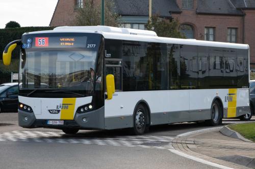 VDL Citea aan de halte De Panne Esplanade.