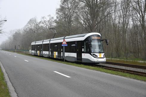 CAF (Zeelijner) tussen Adinkerke en De Panne.