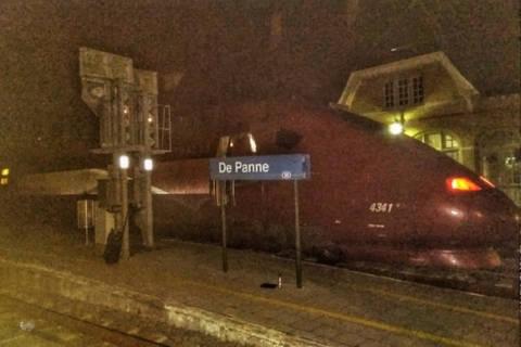 Thalys te Adinkerke/De Panne.De fotograaf is helaas onbekend.