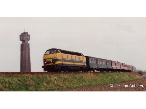 M2 rijtuigen te Diksmuide.Met dank aan Vic Van Cutsem voor deze foto!