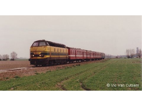 M2 rijtuigen te Diksmuide.Met dank aan Vic Van Cutsem voor deze foto!