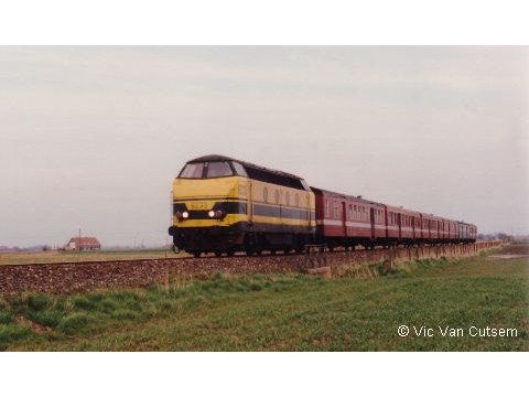 M2 rijtuigen te Diksmuide.Met dank aan Vic Van Cutsem voor deze foto!