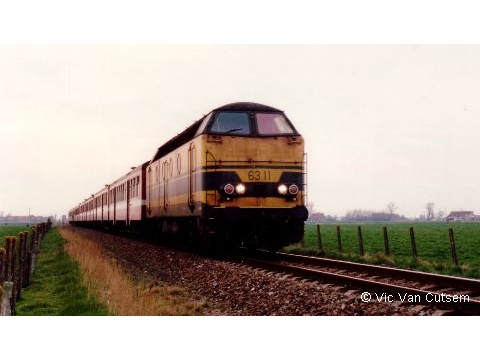 M2 rijtuigen te Diksmuide.Met dank aan Vic Van Cutsem voor deze foto!