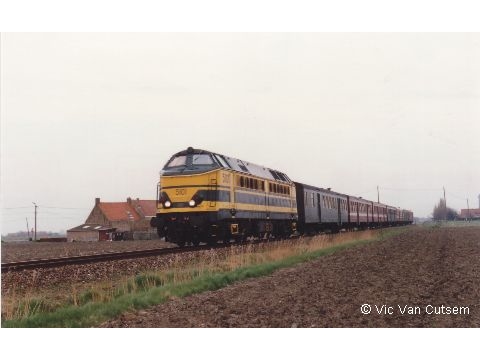 M2 rijtuigen te Diksmuide.Met dank aan Vic Van Cutsem voor deze foto!