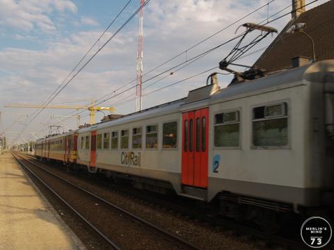 Klassiek motorstel in CityRail uitvoering te Veurne.