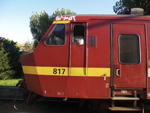 MS75 in bordeaux kleuren te Adinkerke/De Panne.